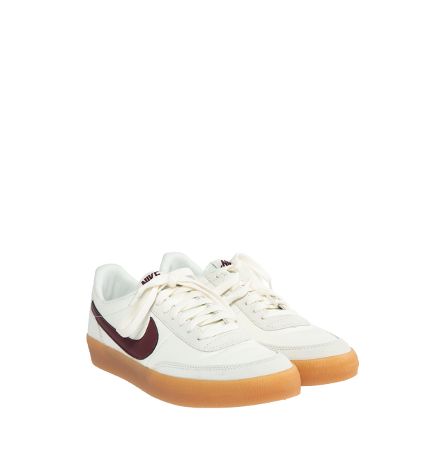 MULTI - NIKE NIKE KILLSHOT 2 LEATHER has a variety of leathers that add depth and durability. The rubber gum sole adds a retro look and durable traction and there is a "NIKE" on the heel and bold Swoosh.