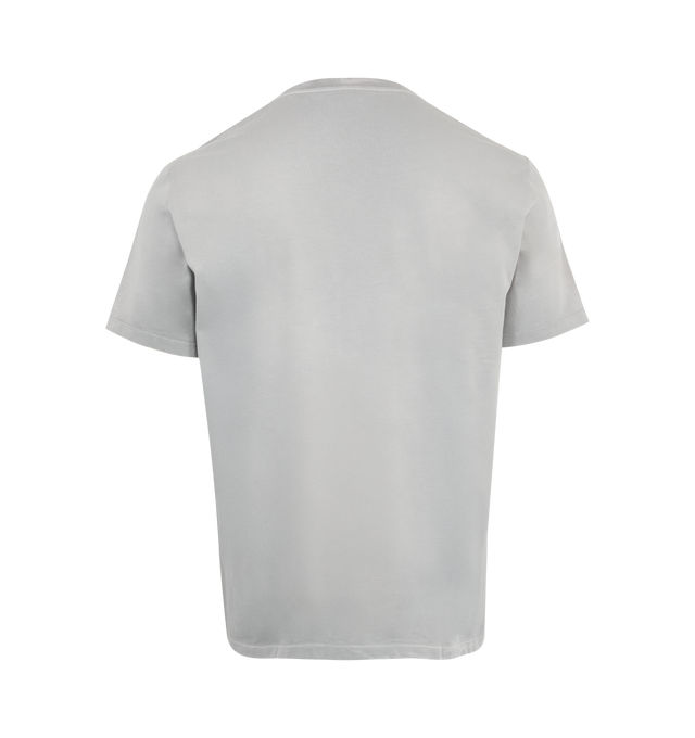 Image 2 of 2 - GREY - LOEWE Relaxed Fit T-shirt featuring crew neck, ribbed collar, short sleeves and LOEWE Anagram embroidery placed at the front. 100% cotton. 