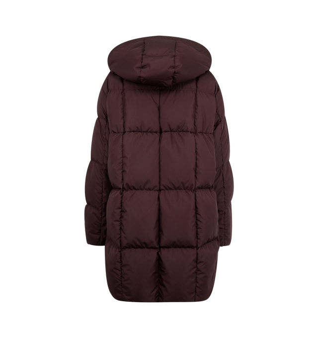 Image 2 of 3 - BROWN - MONCLER Darbon Puffer Jacket featuring zipper closure, pockets with zipper closure, elasticized cuffs, down-filled and hood. 100% polyester. Padding: 90% down, 10% feather. 