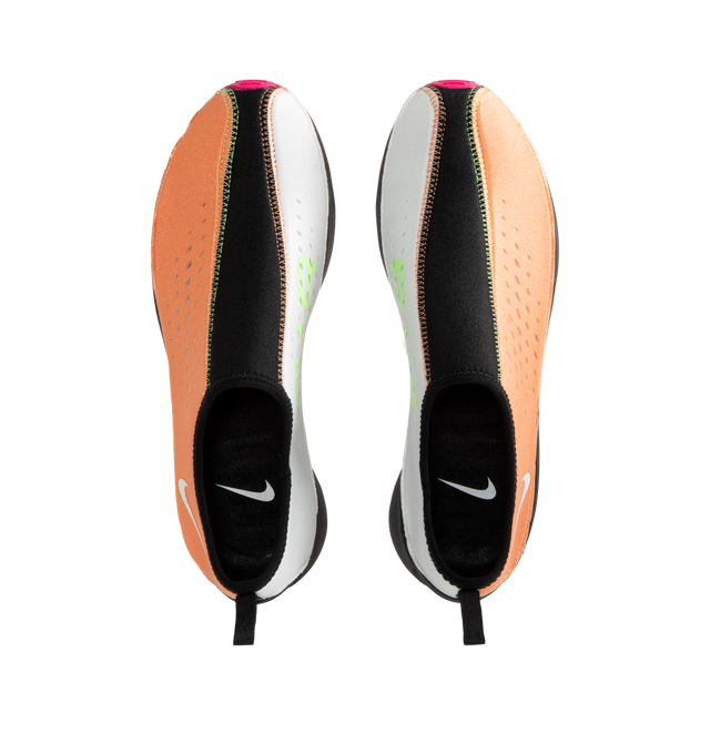 Image 5 of 5 - ORANGE - Nike Women's Air Superfly Slip Neo SP Shoes feature a streamlined, laceless version of the iconic Superfly silhouette, designed for effortless comfort and a sleek modern look. Crafted with a stretchy textile upper, this lightweight style provides a soft, supportive fit, while enlarged ventilation perforations enhance breathability. Finished with Nike Air cushioning for responsive comfort, a foam midsole, and a durable rubber outsole for everyday wear. Main Material: Textile Upper. Cu 