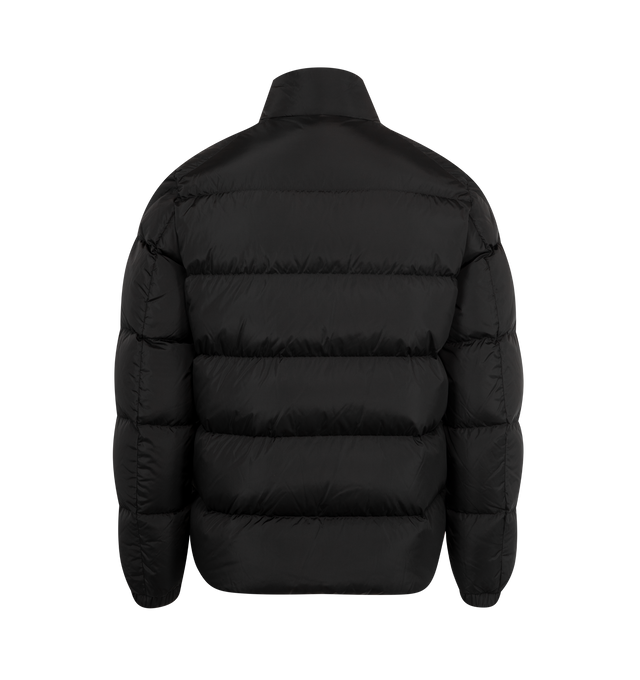 Image 2 of 3 - BLACK - MONCLER Tuileries Jacket featuring zip closure with double slider, front zip pockets with logoed slider, adjustable drawstring bottom and logo patch on the left sleeve. 100% polyamide. Padding: 90% down, 10% feather.  