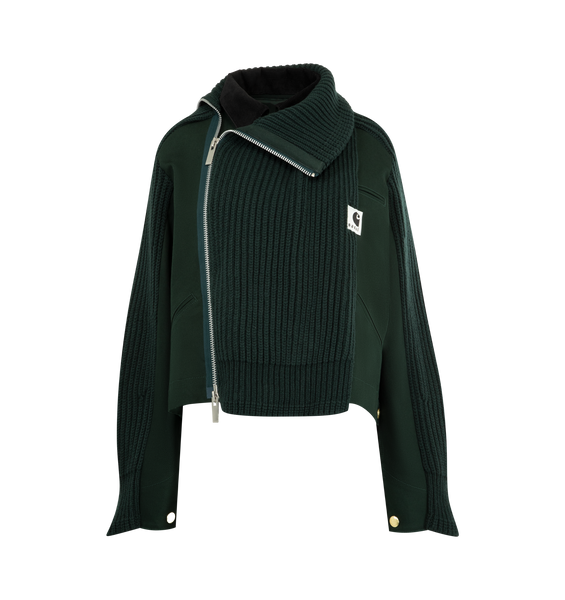 SACAI X CARHARTT WIP DUCK X WOOL KNIT BLOUSON – HIRSHLEIFERS