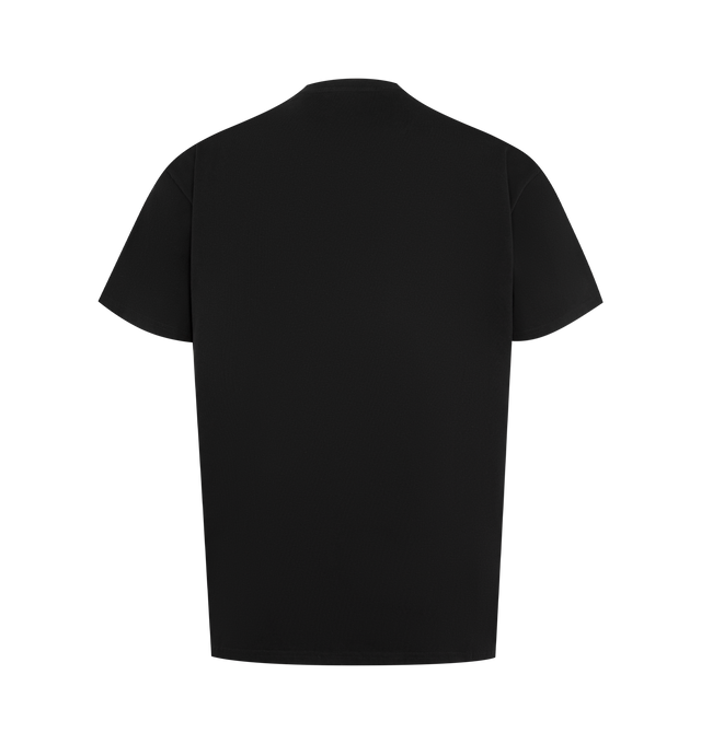 Image 2 of 2 - BLACK - GIVENCHY T-Shirt in cotton poplin featuring crew neck, short sleeves and Givenchy Paris Photographic Negative print on the front. 100% cotton. Made in Portugal. 