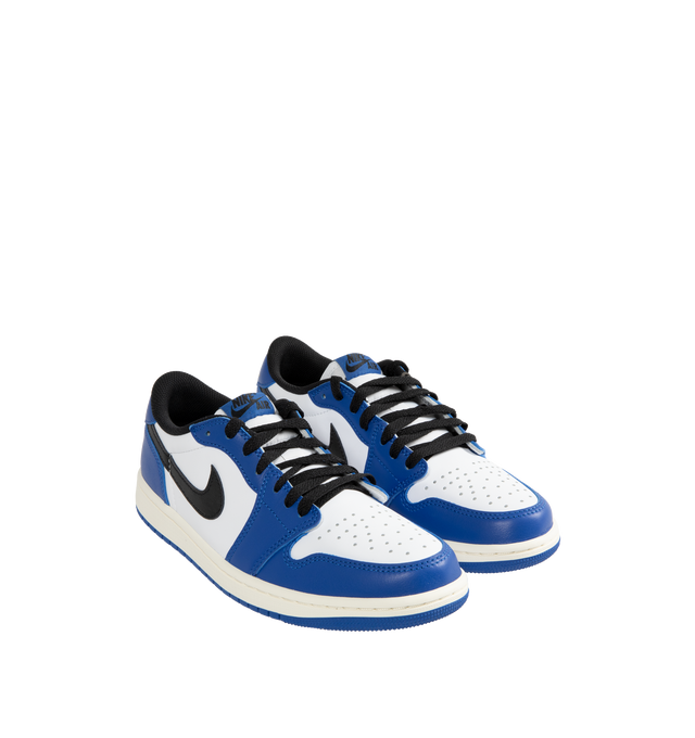 Solid blue jordans sales