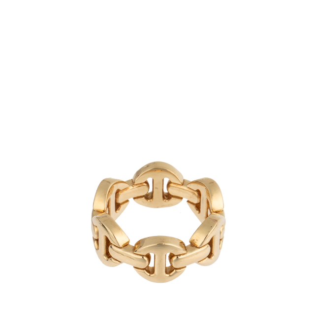 Image 1 of 1 - GOLD - Hoorsenbuhs Brute Classic Tri-link ring crafted from 18K gold. Hirshleifers offers a range of pieces from this collection in-store. For personal consultation and detailed information about jewelry, please contact our dedicated stylist team at personalshopping@hirshleifers.com. 