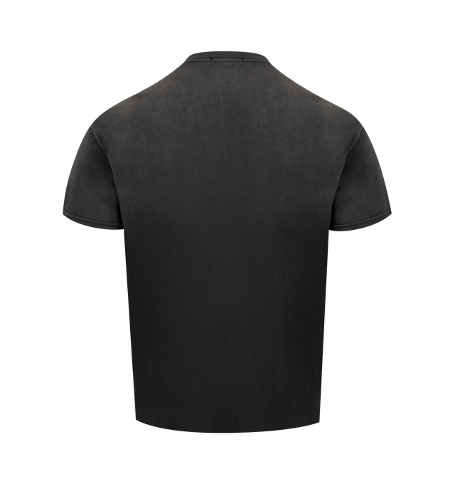 Image 2 of 2 - BLACK - WILLY CHAVARRIA San Chachi Produce Easy Tee featuring a vintage wash, screen print on front, crew neck and short sleeves. 100% cotton. Made in the USA. 