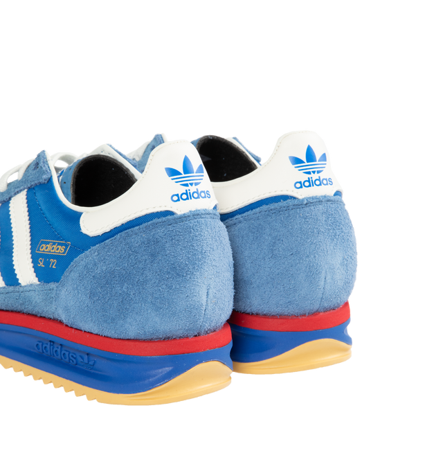 BLUE - ADIDAS SL 72 RS Sneakers featuring regular fit, lace closure, leather upper, synthetic lining, EVA midsole and rubber outsole.