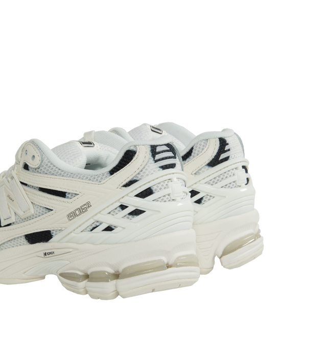 Image 3 of 5 - WHITE - NEW BALANCE 1906R Polka Dot Sneakers featuring mesh upper, leather overlays, all-over printed pattern, ABZORB midsole, N-ergy technology and stability web outsole. 