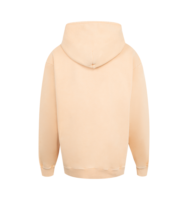 Image 2 of 2 - ORANGE - COUT DE LA LIBERTE Killian Coutstock Hooded Sweatshirt featuring graphic on front, oversized fit, kangaroo pocket, fixed hood and ribbed cuffs and hem. 100% cotton. 