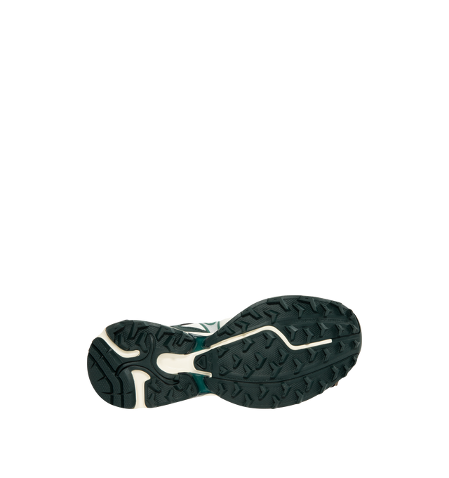 Image 4 of 5 - GREEN - SALOMON XT-Whisper Sneaker featuring textile and synthetic upper, quickLACE, agileChassis System, OrthoLite diecut sockliner, textile lining, anti-debris mesh, chevron lugs and mud contaGRIP. 