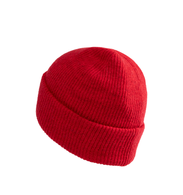 Image 2 of 2 - RED - Human Made Big Beanie is a classic beanie style with the brand logo embroidered at the front. Made in Japan.  