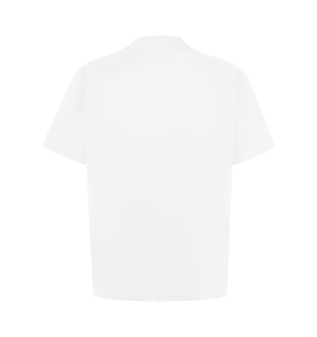 Image 2 of 2 - WHITE - A.Presse Men's Lightweight T-Shirt features a lightweight construction with a classic crewneck and a relaxed silhouette for effortless everyday wear. This designer T-shirt combines breathable comfort with a minimalist design, making it an essential wardrobe staple. Main Material: 100% Cotton. 