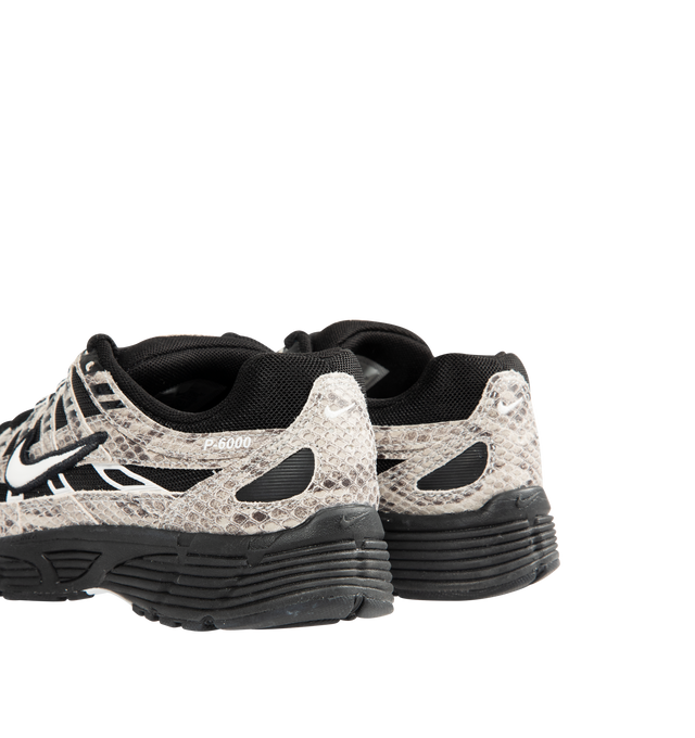 Image 3 of 5 - BLACK - NIKE P-6000 SE Sneaker featuring textile upper with suede leather overlays, lace up closure, foam midsole and rubber outsole. 