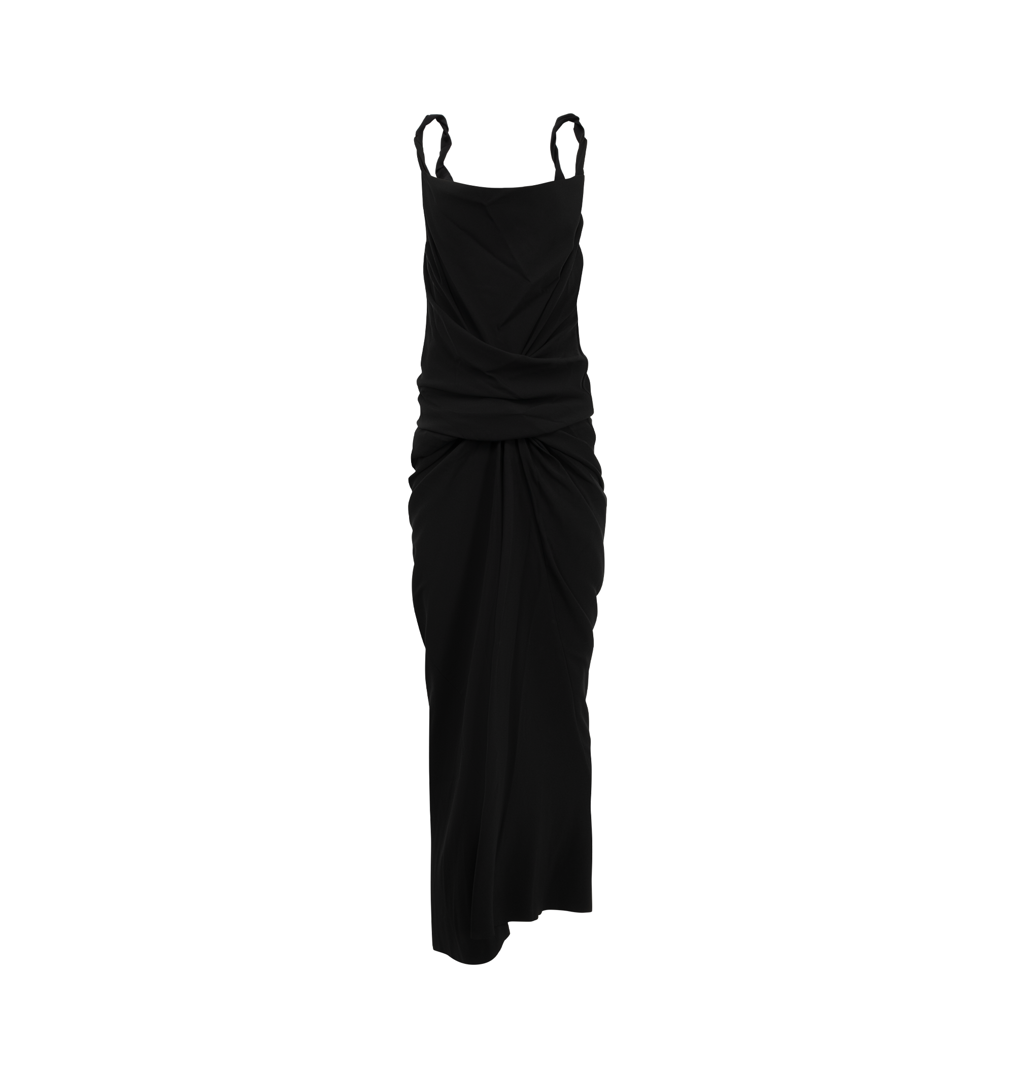 STRUTTER DRAPED DRESS
