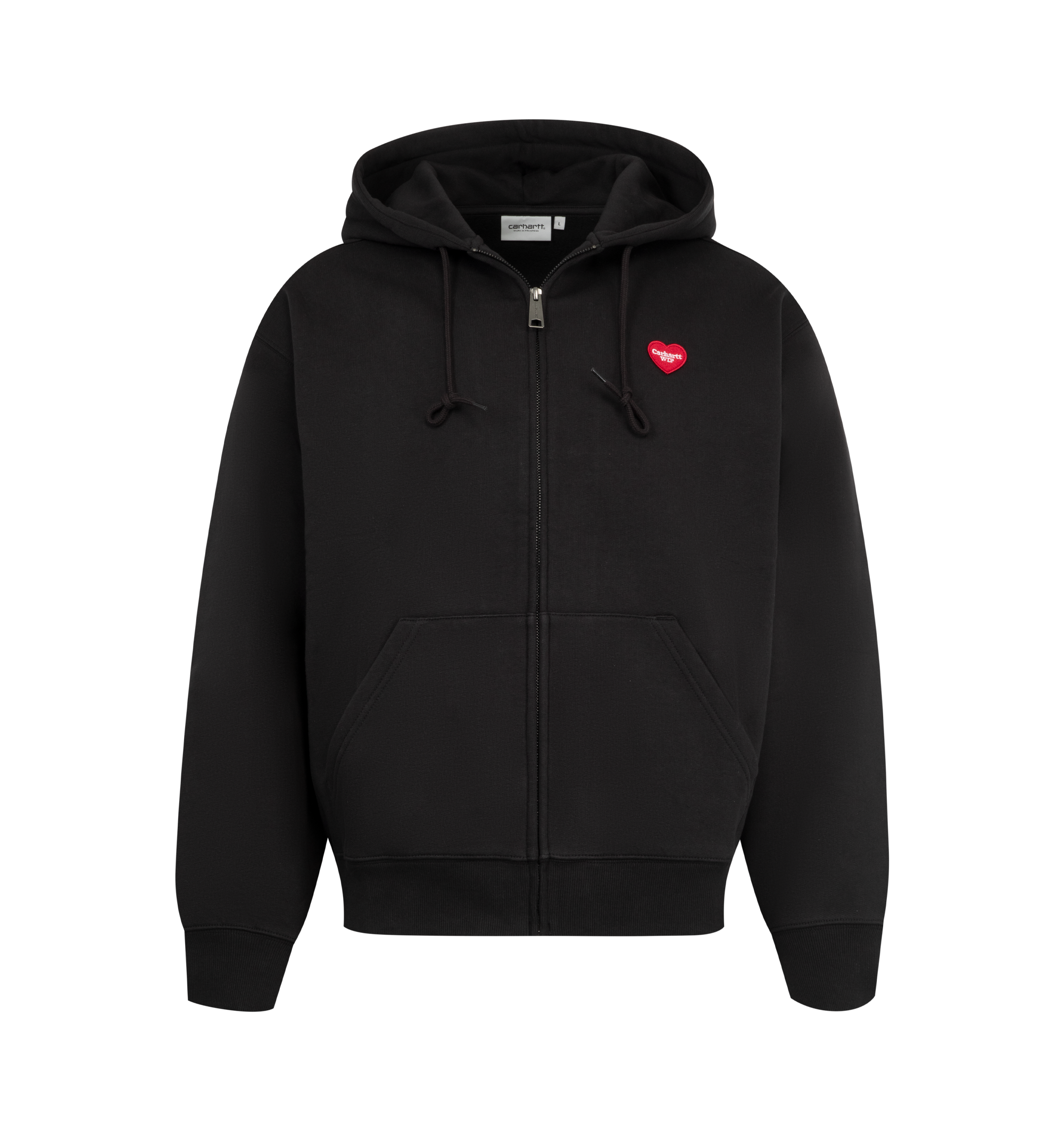 【carhartt】速達無料 \"Heart II Hartt\" ジップ フーディ /Black Carhartt WIP Women's Heart II Hartt Zip Hood - Black | The