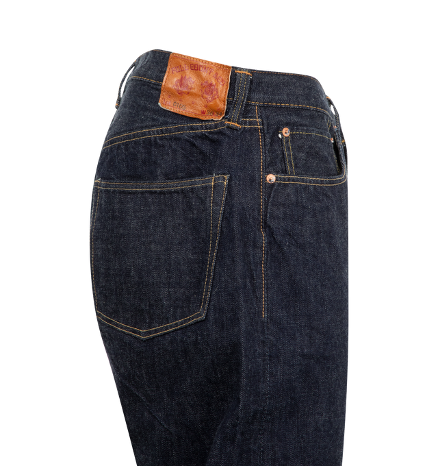 Image 3 of 3 - BLUE - Full Count 0105XX Wide Denim  have a wide silhouette. 100% Zimbabwean cotton. Made in Japan.  