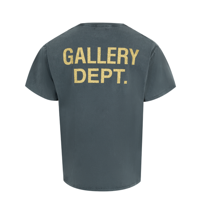 Image 2 of 2 - BLACK - Gallery Dept. Skeleton Beach T-Shirt has a crew neck, a screen printed motif, and a boxy fit. 100% cotton.  