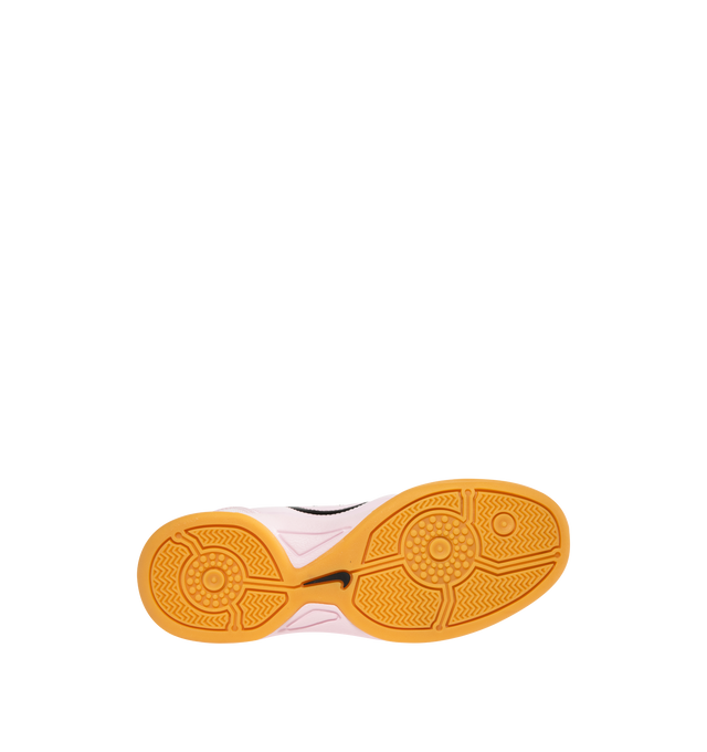 Image 4 of 5 - PINK - NIKE Total 90 Sneaker featuring quilted upper, asymmetrical lacing, flat rubber sole, Total 90 logos on each side, padded collar, foam midsole and rubber outsole. 
