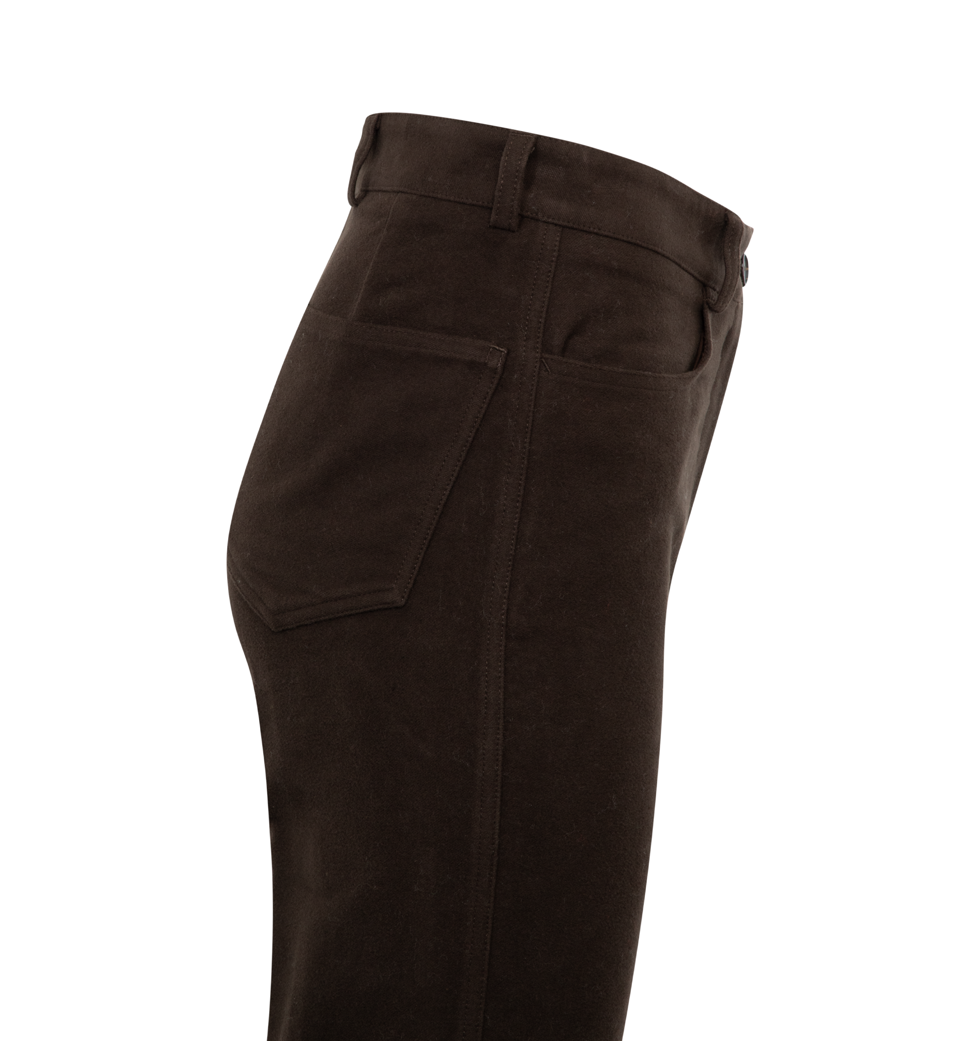Buy Ted Baker Men Khaki Tapered Moleskin Trousers Online - 976633 | The  Collective