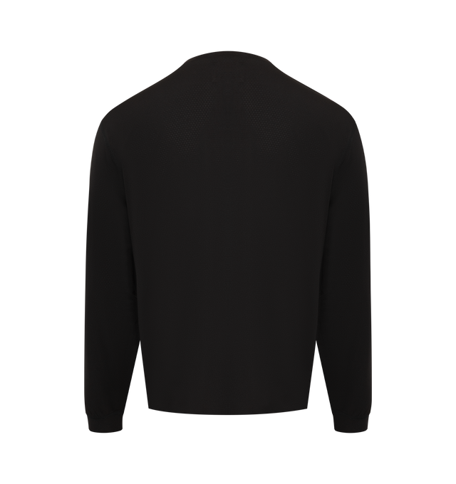 Image 2 of 2 - BLACK - GALLERY DEPT. Active Fitness T-Shirt featuring crew neck, boxy fit, ribbed detailing at the neckline and cuffs and logo on chest. Cotton.  