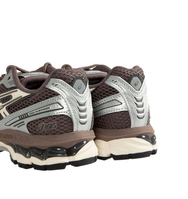 Image 3 of 5 - BROWN - Asics Men's Gel-Kayano 12.1 Sneaker featuring breathable mesh underlays, GEL-NIMBUS17 tooling system, FLUIDRIDE technology, rearfoot and forefoot GEL technology and dope dyed recycled sockliner mesh. Imported from Vietnam. 