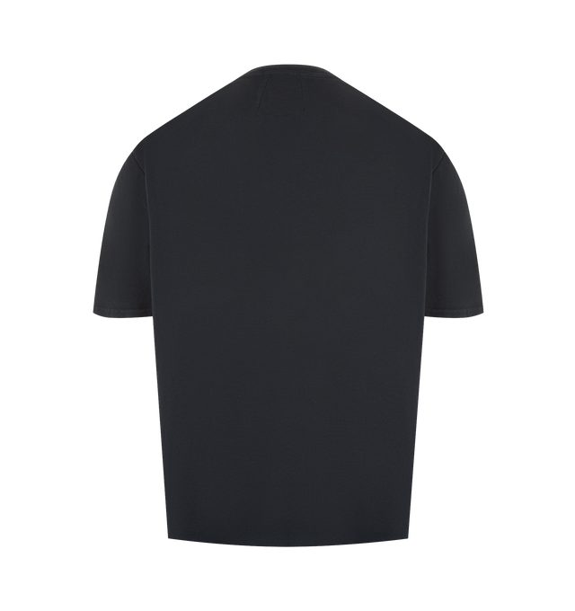 Image 2 of 2 - BLACK - RHUDE USA Sailing Icon T-Shirt featuring regular fit, graphic on front, crewneck, short sleeves and dropped shoulders. 100% cotton. 