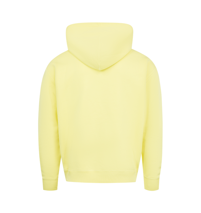 Image 2 of 2 - YELLOW - TOM FORD Cotton Hoodie featuring drawstring hood, pouch pocket and ribbed trims. 100% cotton. 