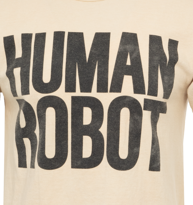 Image 3 of 4 - WHITE - GALLERY DEPT. Robot Brain Tee featuring boxy fit, crew neckline, short sleeves, straight hem and screen-printed branding. 100% cotton. 