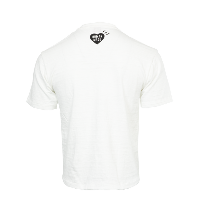 Image 2 of 3 - WHITE - HUMAN MADE Graphic T-Shirt #01 featuring regular fit, printed graphic and branding at the front, small logo at the back and classic crew neck. 100% cotton. Made in Japan. 