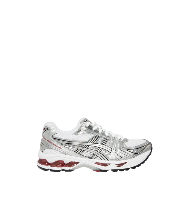 Image 1 of 5 - MULTI - Asics Men's GEL-Kayano 14 Sportstyle Sneakers are lace-up style with rip-stop underlays, GEL cushioning, and TRUSSTIC support system. Unisex style in men's sizes. 