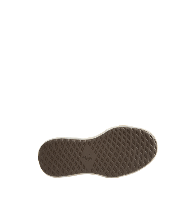 Image 4 of 5 - WHITE - Maison Mihara Yasuhiro Men's Baker26 Graffiti Sole Low-Top Sneakers feature the brand's signature OG sole with graphic details, a graffiti-printed canvas upper, and a bold low-top silhouette for a contemporary statement look. Main Material: 100% Cotton Upper. Sole: Rubber. 