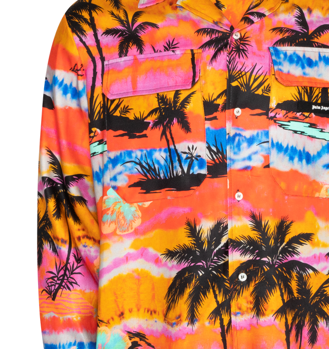 PSYCHEDELIC PALMS SHIRT (MENS)