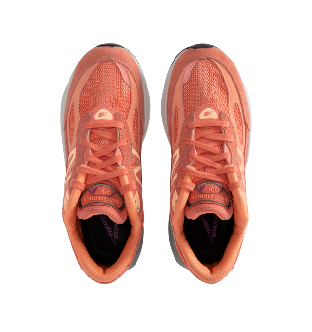 Image 5 of 5 - ORANGE - NEW BALANCE NB 1906R Sneaker featuring FuelCell foam, ENCAP midsole cushioning, reflective accents designed to catch the light and TPU back tab. Mesh upper. Pigskin suede and synthetic overlays. 