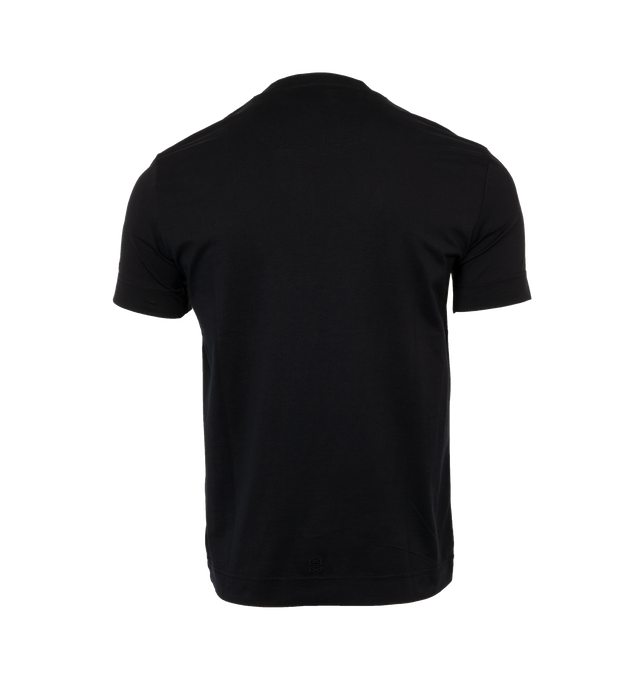 Image 2 of 3 - BLACK - GIVENCHY SLIM FIT T-SHIRT features crew neck and 4G Givenchy signature graphic printed on the front. 100% cotton. 