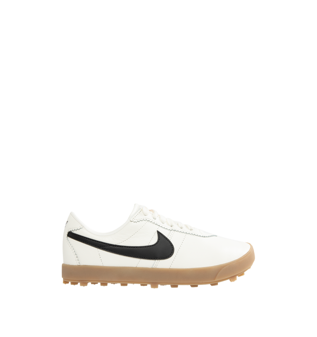 Image 1 of 5 - WHITE - NIKE Astrograbber Leather Sneaker featuring leather upper, rubber waffle outsole, low-cut silhouette, padded collar and foam midsole. 