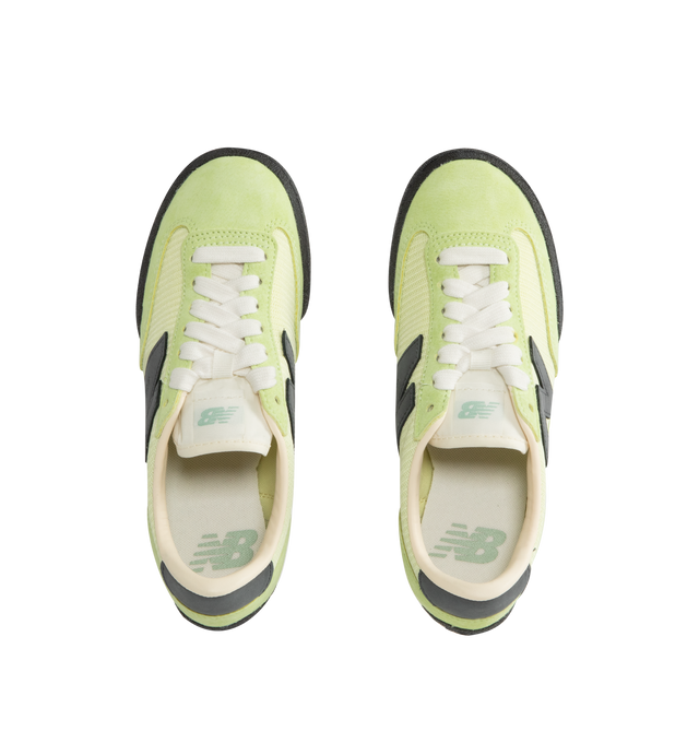 Image 5 of 5 - GREEN - NEW BALANCE UGTR5T9 featuring debossed crocodile print, eighties turf-inspired design, rubber outsole with treads, 'N' logo, leather upper and rubber outsole. 