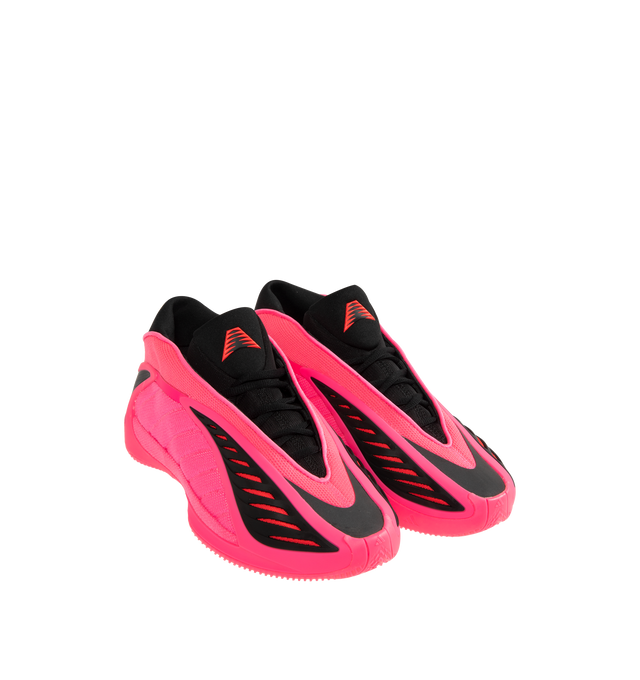 Image 2 of 5 - PINK - ADIDAS Anthony Edwards 2 Sneaker featuring regular fit, laces, textile upper, textile sockliner, BOOST midsole, LIGHTSTRIKE technology and rubber outsole. 