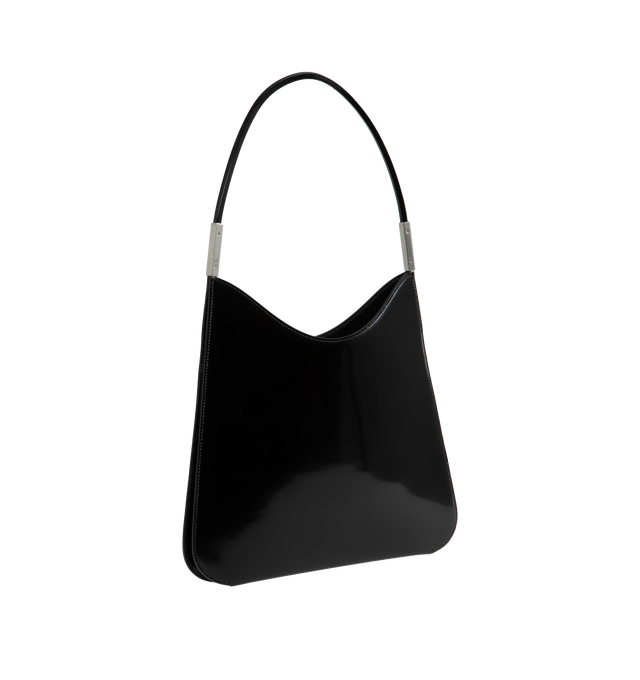 BLACK - SAINT LAURENT Sadie Hobo Bag featuring shoulder strap, open top and one interior zip pocket. 12.2"H x 11.4"W x 0.8"D. Made in Italy.