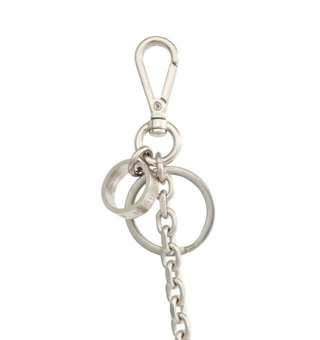 Image 3 of 3 - SILVER - The Maison Margiela Silver Bag Chain is crafted from premium brass, its medium-weight, rounded links create durability while retaining a timeless, elegant allure. 