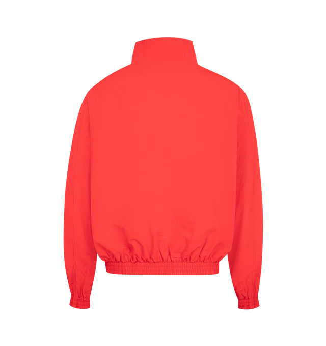 Image 2 of 2 - RED - WILLY CHAVARRIA Bad Boy Track Jacket featuring front zipper closure, tonal logo detail at chest, side slant pockets and lightweight ripstop fabric. 100% nylon. Lining: 100% polyester. 