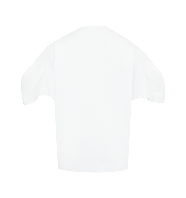 sacai シフォン Tシャツ ホワイト ウィメンズ sacai NIKE / ウィメンズ ハイブリッド 再構築 Tシャツ / 2019SS