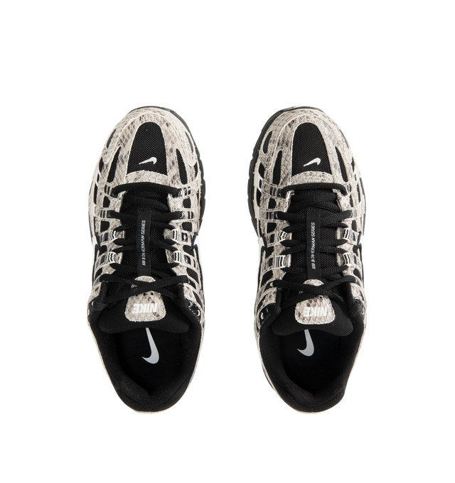 Image 5 of 5 - BLACK - NIKE P-6000 SE Sneaker featuring textile upper with suede leather overlays, lace up closure, foam midsole and rubber outsole. 