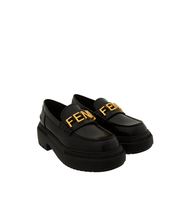 FENDIOGRAPHY PLATFORM LOAFERS (WOMENS)