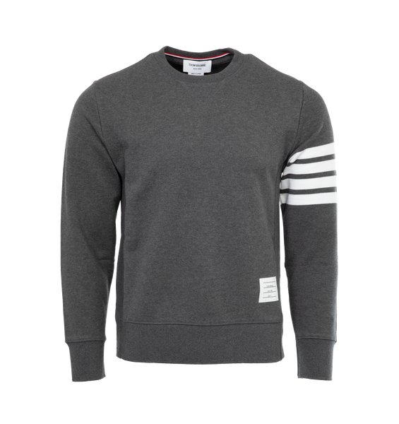 【送料&関税込】Thom Browne White Cotton Sweatshirt Loopback cotton sweatshirt in white - Thom Browne | Mytheresa