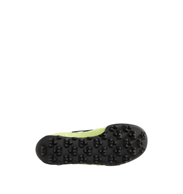 Image 4 of 5 - GREEN - NEW BALANCE UGTR5T9 featuring debossed crocodile print, eighties turf-inspired design, rubber outsole with treads, 'N' logo, leather upper and rubber outsole. 