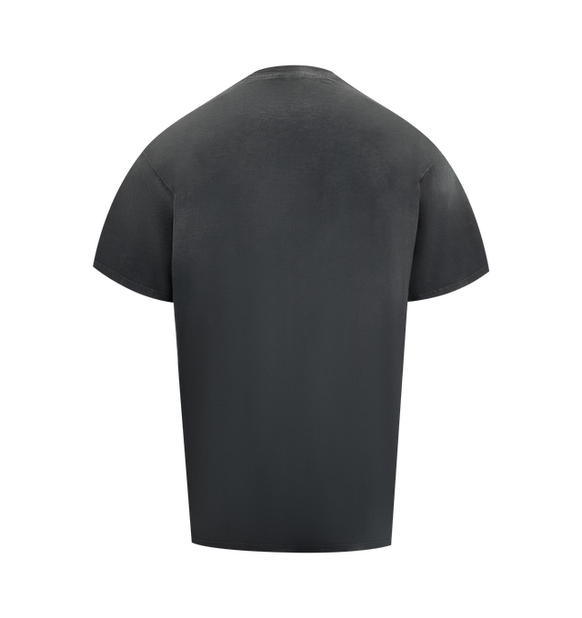 Image 2 of 2 - BLACK - MARKET Vintage Arc T-Shirt featuring crewneck, short sleeves, straight hem and logo on front. 100% cotton. 