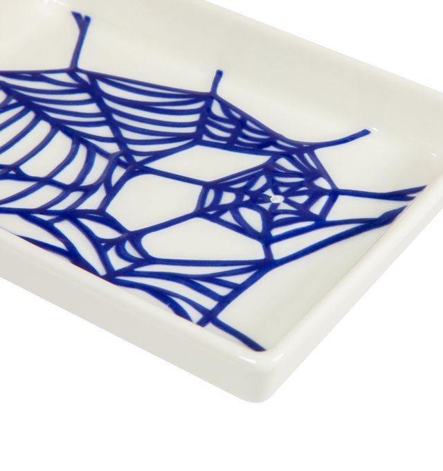 Image 2 of 2 - WHITE - CARHARTT WIP Theory And Practice Incense Tray featuring embossed graphic, holds one incense stick and script logo print at back. 5.3 x 3.5 x 0.8 inch. 100% porcelain. 