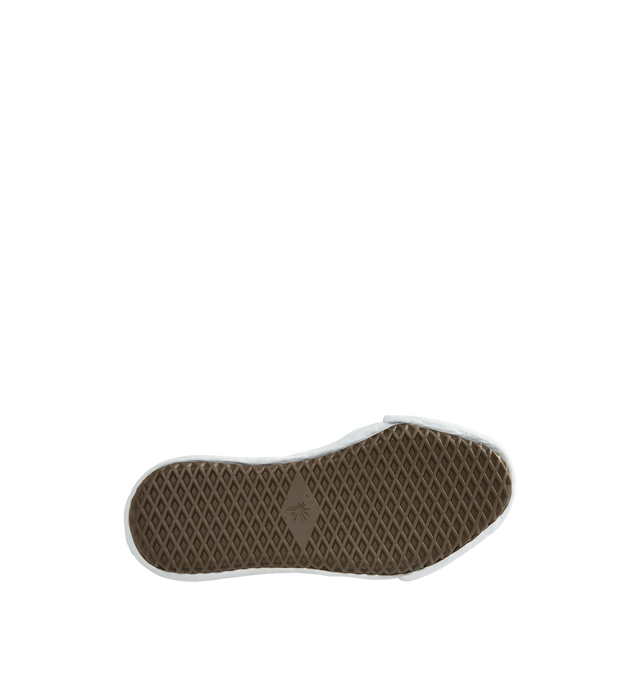 Image 4 of 5 - GREEN - Maison Mihara Yasuhiro Peterson Original Sole Suede Low-Top Sneakers are crafted from cow leather and feature the brand's signature hand-sculpted original sole, modeled in clay by designer Mihara. Designed with the classic Peterson silhouette, this low-top sneaker combines a premium leather upper with the label's distinctive artisanal sole construction. Main Material: Upper: Suede Leather. Sole: Rubber. 