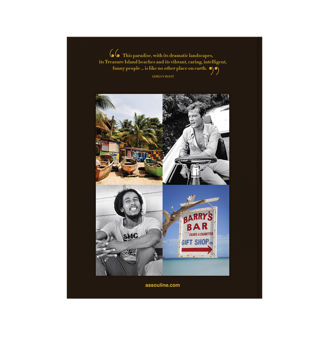 Image 3 of 4 - BLACK - Assouline Books Jamaica Vibes by Lisa Lovatt-Smith. Linen hardcover book with 304 pages featuring over 200 illustrations. Language: English. Dimensions: W 10 x L 13 x D 1.5. Known as the birthplace of reggae and a favorite of James Bond, Jamaica is the Caribbean's most stylish island. Beyond its luxury villas and white-sand beaches, the island's rich culture is reflected in its music, dance, cuisine, and literature, influencing the world. From Bob Marley's legacy to Ian Fleming's Gold 