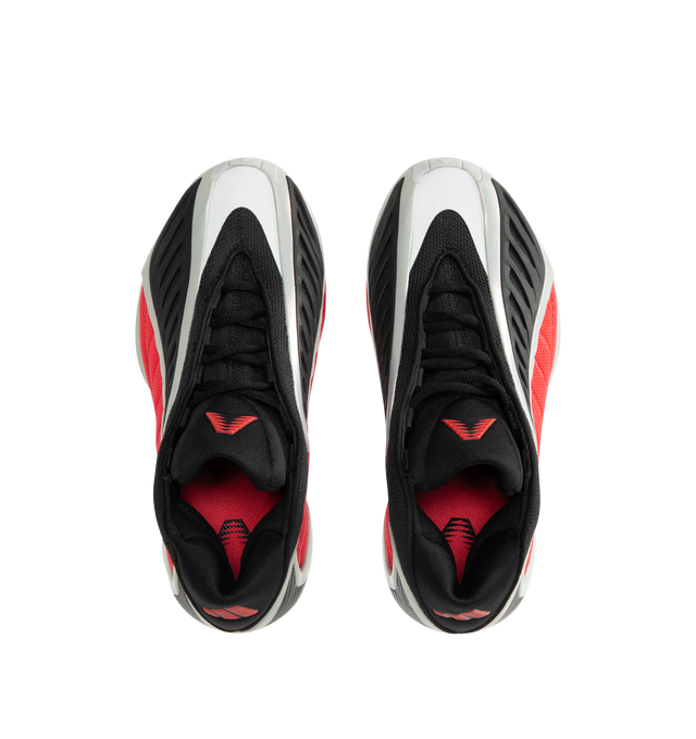 Image 5 of 5 - RED - ADIDAS Anthony Edwards 2 Sneaker featuring regular fit, laces, textile and synthetic upper, textile sockliner, LIGHTSTRIKE midsole, BOOST technology and rubber outsole. 